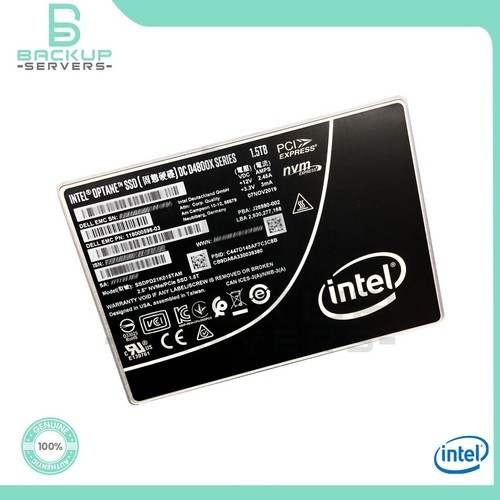 "NEW" 0 HOURS EMC Intel Optane DC D4800X 1.5TB PCI-e NVMe 2.5 SSD SSDPD21K015TAM - Afbeelding 2 van 3
