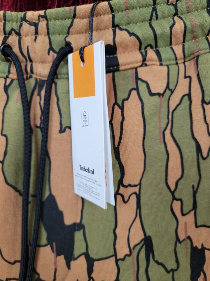 NUEVO CON ETIQUETAS NUEVO Timberland Para hombres XL Forrado de Vellón Cordón Pantalones de Correr Ropa de Salón Foto 3 de 4