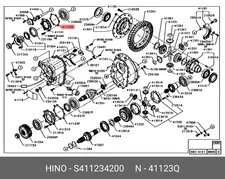 Genuine OE Shim Diff S411234200 for Hino S4112-34200