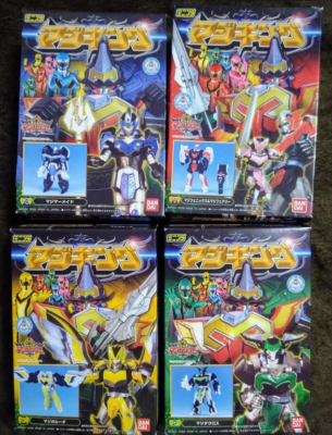Bandai Minipla Magiking Magic Sentai Magiranger complete set of 4