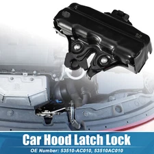 Car Hood Latch Lock Replacement Fit for Toyota Tundra 53510AC010 Black 1 Pcs