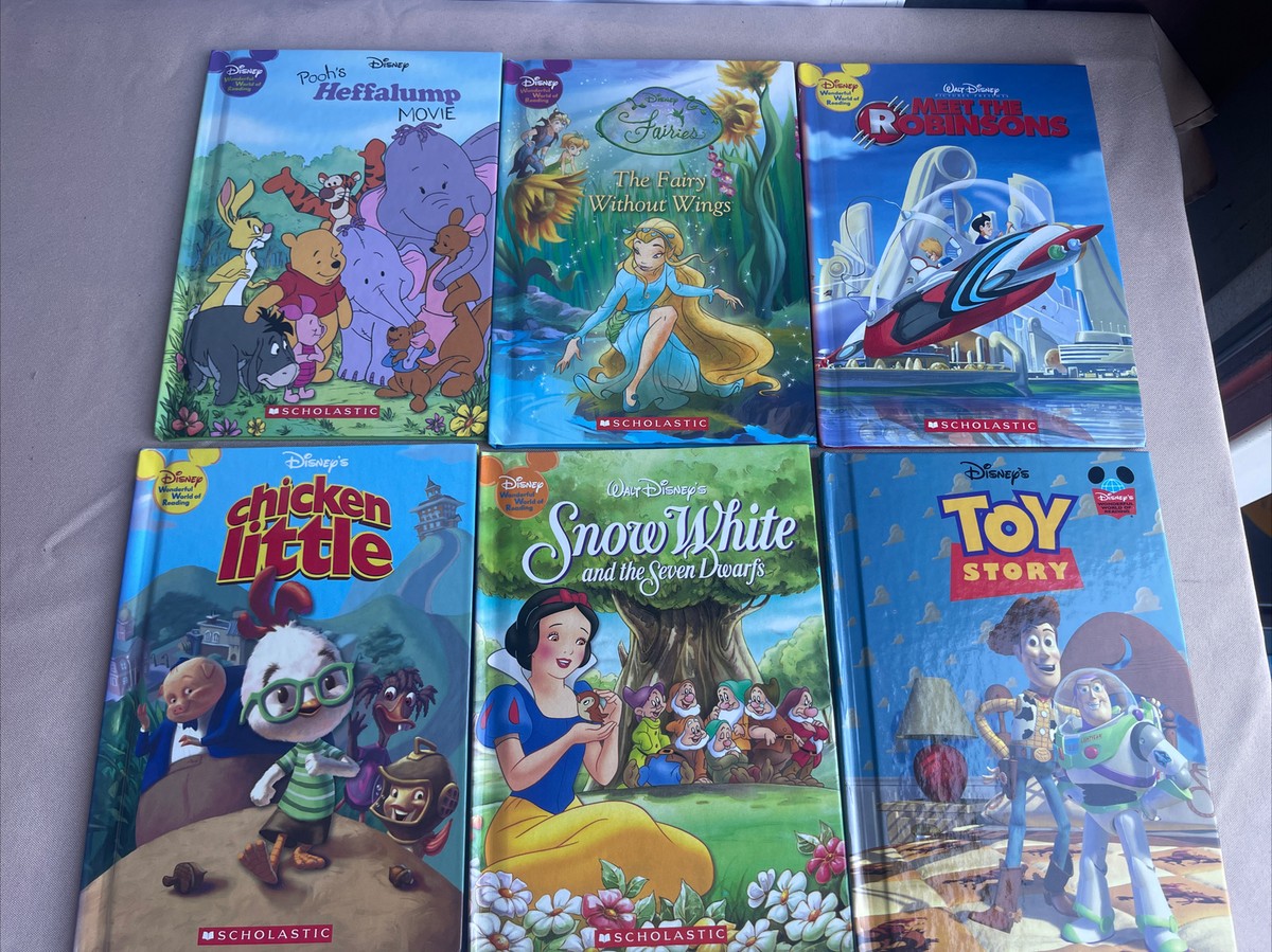 Set of 7 Disney Wonderful World of Reading Scholastic Books 2007