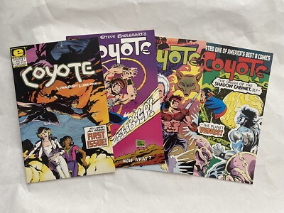 Coyote Comic Lot (4) #1 FN/VF, #5 VF, #6 VF, & #9 VF + Plus Steve Ditko / Wiacek