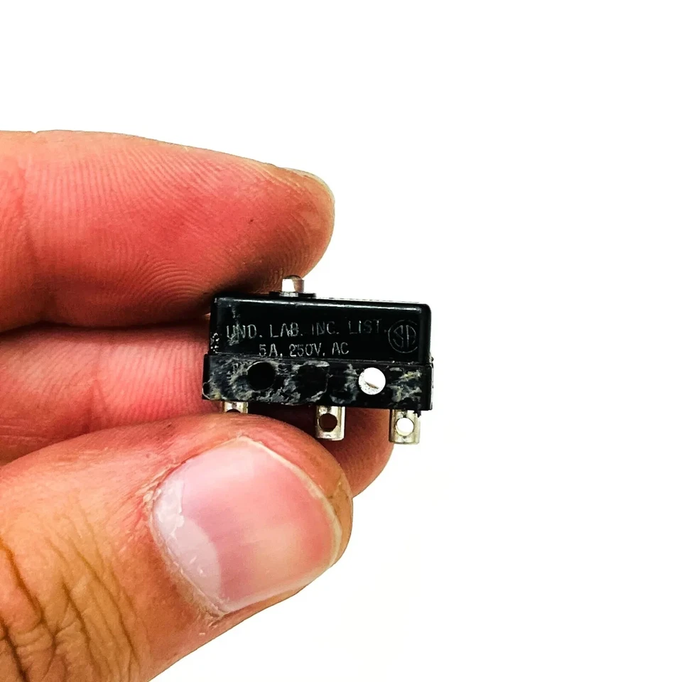 Microinterruptor Unimax 2LM-E acción rápida, 5A, 250V, CA - 3 PIEZAS Foto 4 de 4