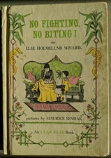 No Fighting, No Biting! Maurice Sendak, Else Minarik, Copyright 1958 Book HB