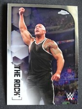 2020 Topps Chrome WWE - The Rock #64 for sale online | eBay