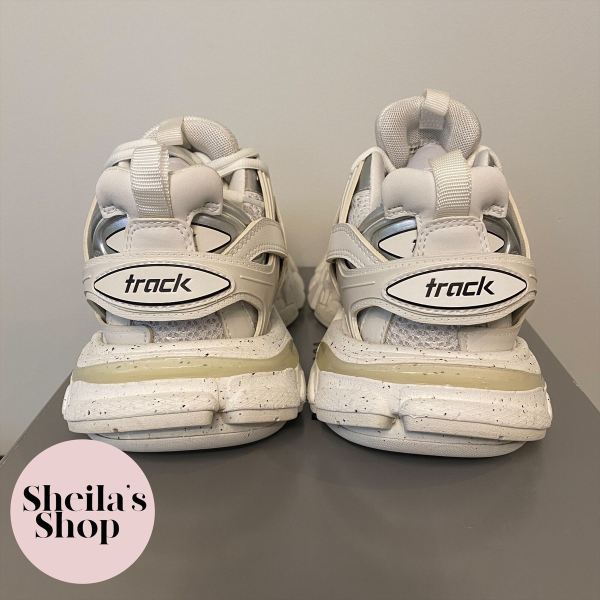 NIB Balenciaga Women's White Track Sneakers Size 36 | eBay