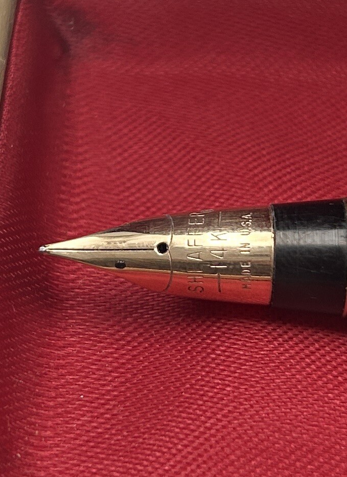 シェーファー インペリアル 　SHEAFFER IMPERIAL （細字）14K 70s シェーファー インペリアル シルバー SHEAFFER IMPERIAL