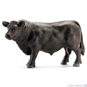 schleich black angus cow