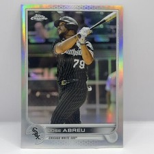 2022 Topps Chrome Baseball Jose Abreu Base #28 Refractor Chicago White Sox