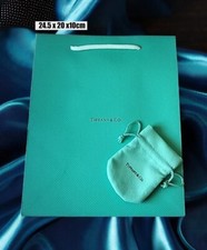 Genuine Tiffany&Co Packaging Drawstring Jewellery Pouch and Large bag,Ribbon