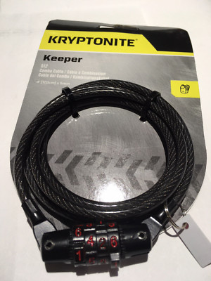 Kryptonit Keeper 512 Combo Kabelschloss (5 mm x 120 cm).