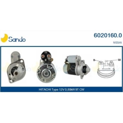 Starter Sando 6020160.0 für Mitsubishi Nissan Hitachi
