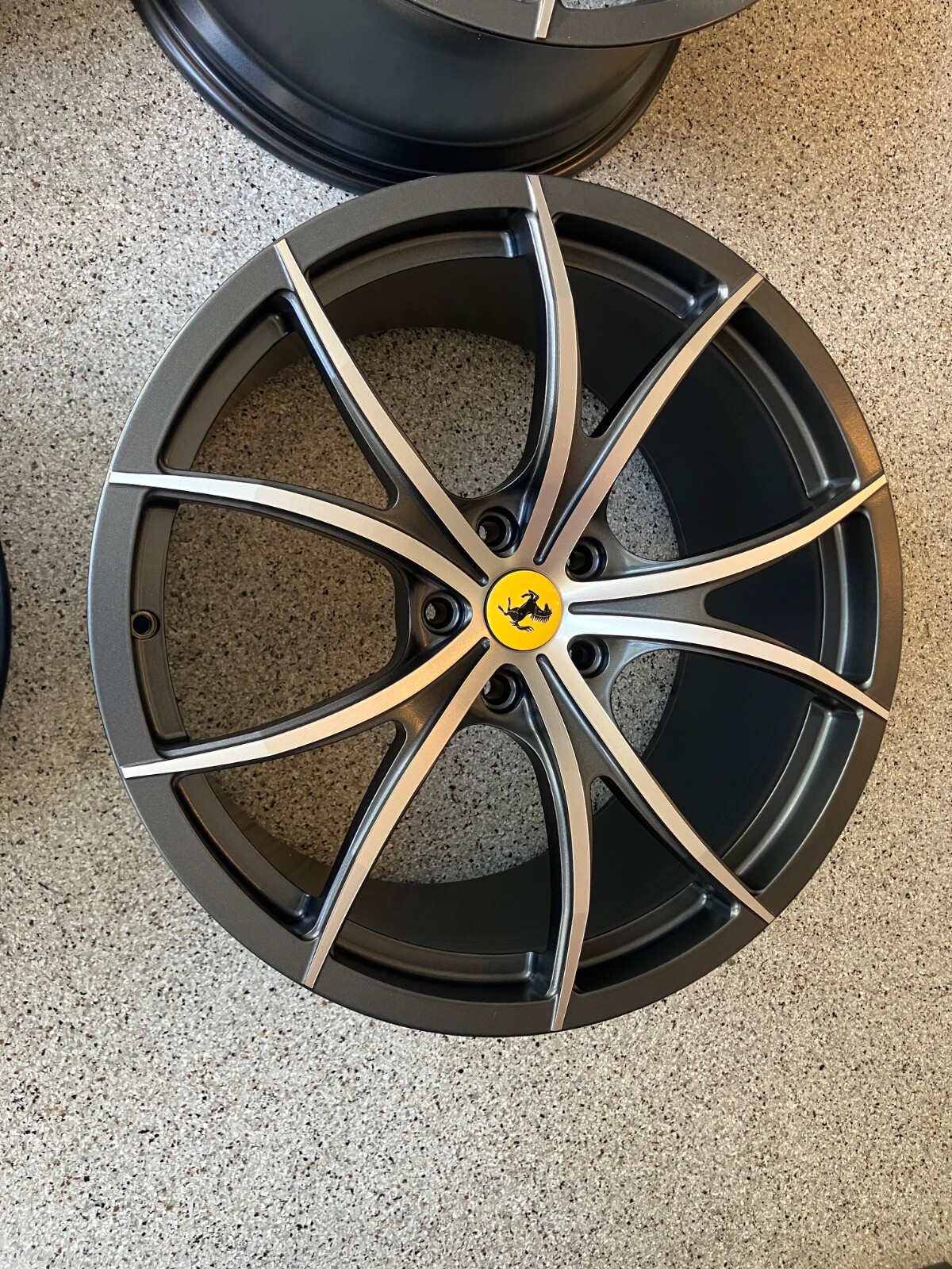 Ferrari 458 OEM 20” Forged Wheel Set in Diamond Cut- Ultra Rare!