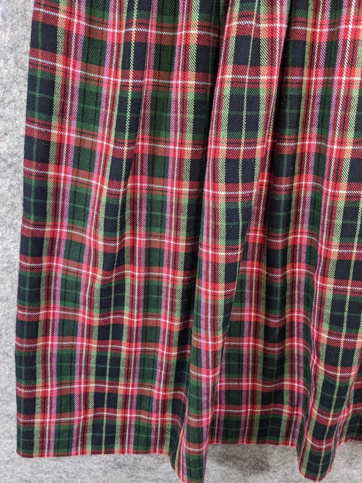 Vestido Heartstrings Niñas Jóvenes 6 Negro Rojo Terciopelo Cuadros Sin Mangas Atado Atrás XMas Foto 3 de 4