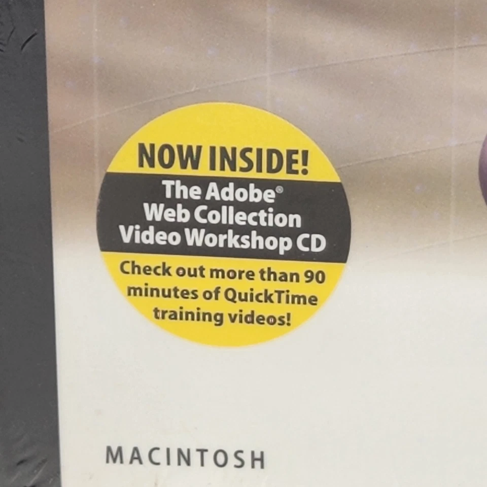 Adobe GoLive6.0 Upgrade Macintosh Mac Big Box Vintage Software Sealed - Image 2 of 4