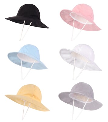 Kleinkind Baby Kinder Sonnenhut UPF 50+ Sonnenschutz Fischerhut Sommer Strandhut