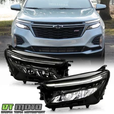 For 2022-2024 Chevy Equinox LT / RS Full LED Headlights Headlamps Set Left+Right