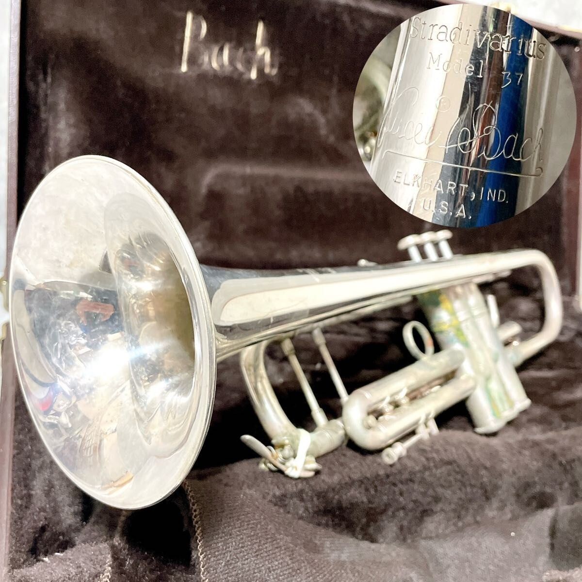 Bach Stradivarius 37ML Trumpet w/Hard case Good Condition | eBay