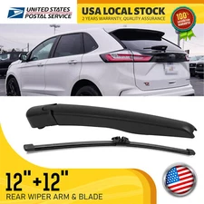 for ford   Edge 2015-2020 12"&12" REAR WINDSHIELD WIPER BLADE ARM OEM SET New