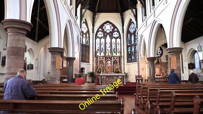 Photo 12x8 After midday Mass Altrincham Interior of St Vincent's Cath c2007