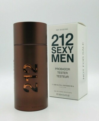 Carolina Herrera 212 Sexy Men Cologne Spray 3.4 oz As Shown