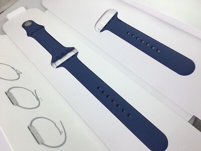 Original Genuine Apple watch Series Sport Band 38mm 40mm Ocean  Blue