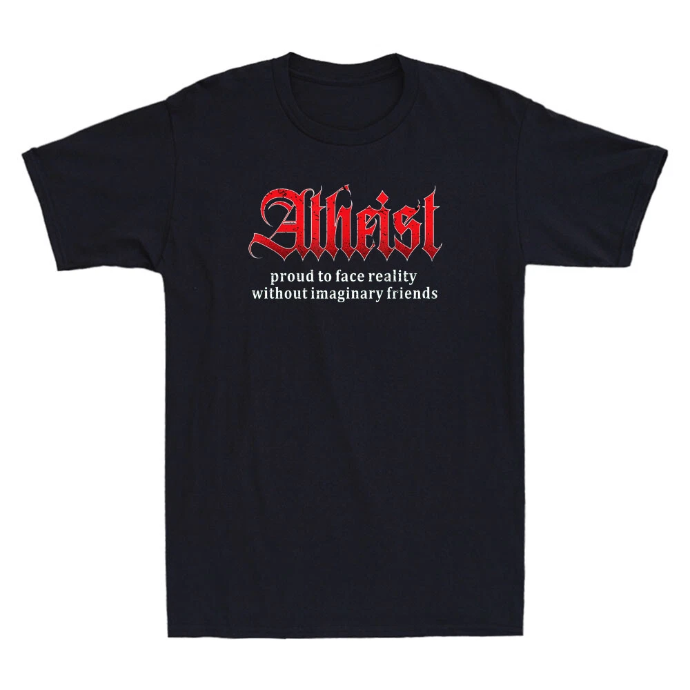 Proud Atheist Atheism Religion Science Agnostic Freethinker Retro Men's T-Shirt
Opens in a new windo