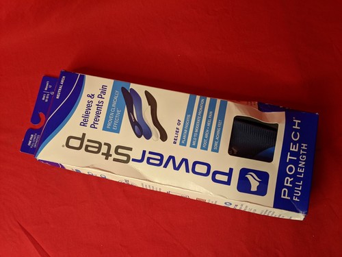 Power Step Pro Tech Full Length Orthotic Insoles - Mens Size 10-10 1/2 ...