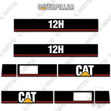 Fits Caterpillar 12H Decal Kit Scraper Equipment Decals Motor Grader 12 H