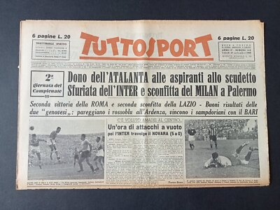 TUTTOSPORT 1948 Magazine No. 146 Gift of Atlanta to aspirants to the Scudetto