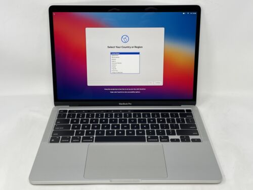 MacBook Pro 13 argent 2020 3,2 GHz M1 8 cœurs GPU 8 Go 512 Go excellent état - Photo 1/12