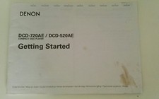 Manuale istruzioni cd Denon DCD-720AE / DCD-520AE