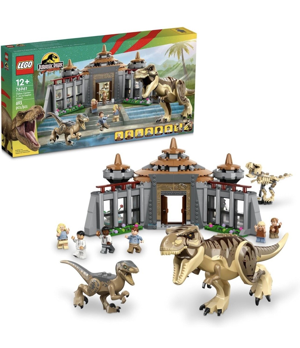 LEGO JURASSIC WORLD: Visitor Center: T. Rex & Raptor Attack Set