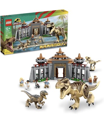 LEGO JURASSIC WORLD: Visitor Center: T. Rex & Raptor Attack Set