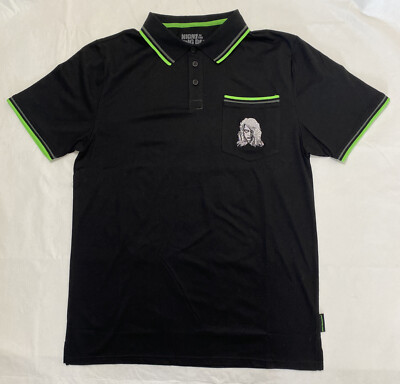 Fright Rags Night Of The Living Dead Polo Shirt Men s Size 2XL Black Runs Small