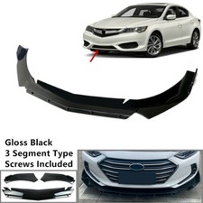 Add-on Universal Fit For Acura Ilx 2013-2018 Front Bumper Lip Spoiler Splitter Add-on Universal Fit For Acura Ilx 2013-2018 Front Bumper Lip Spoiler Splitter