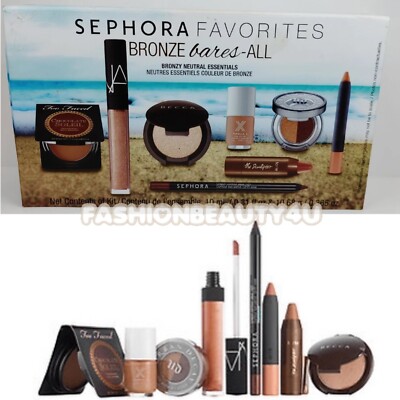 Sephora Favorites BRONZE BARES ALL - Bronzy Neutral Essentials -8 Piece Set BNIB