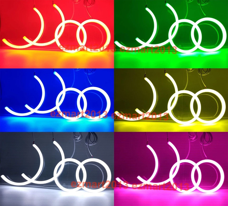 для LEXUS IS200 IS300 Toyota Altezza 98-05 RGB ореол кольцо многоцветная вспышка DRL - Изображение 3 из 4