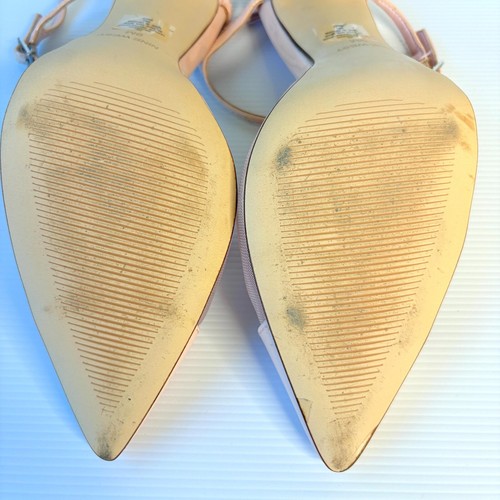 Nine West Pumps Womens 9 m Terrah Light Pink Nude Point Stiletto Patent Leather - Picture 13 of 17