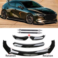 For Mazda3 Mazda Speed Front Bumper Lip Part Accessories Splitter Spoiler For Mazda3 Mazda Speed Front Bumper Lip Part Accessories Splitter Spoiler