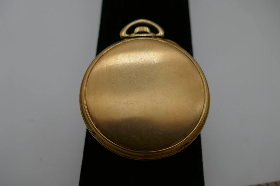 Antiguo Hermoso Reloj Bolsillo Buren 7 Joyas Chapado en Oro 19k BONITO Estado Foto 2 de 3