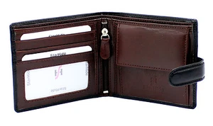 Starhide Mens RFID Premium Quality Luxury Soft Leather Wallet Gift Boxed 5002