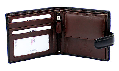 Starhide Mens RFID Premium Quality Luxury Soft Leather Wallet Gift Boxed 5002