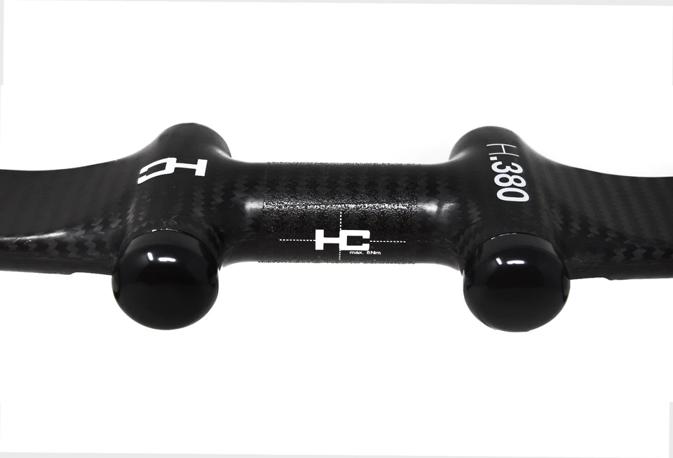 Manubrio Haero Carbon H.380 Carbon Triathlon - 44 cm - fatto a mano in Germania - Immagine 3 di 4