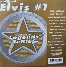 25 ELVIS  HITS LEGENDS  KARAOKE  LOT VA