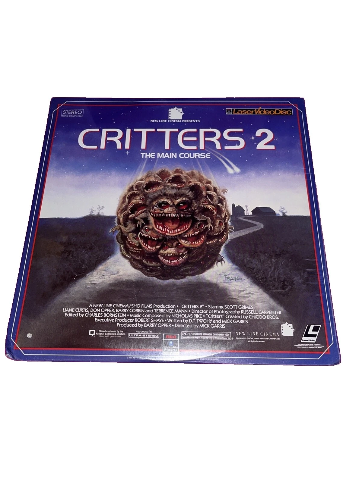 Full Screen Horror PG-13 Rated Movie LaserDiscs