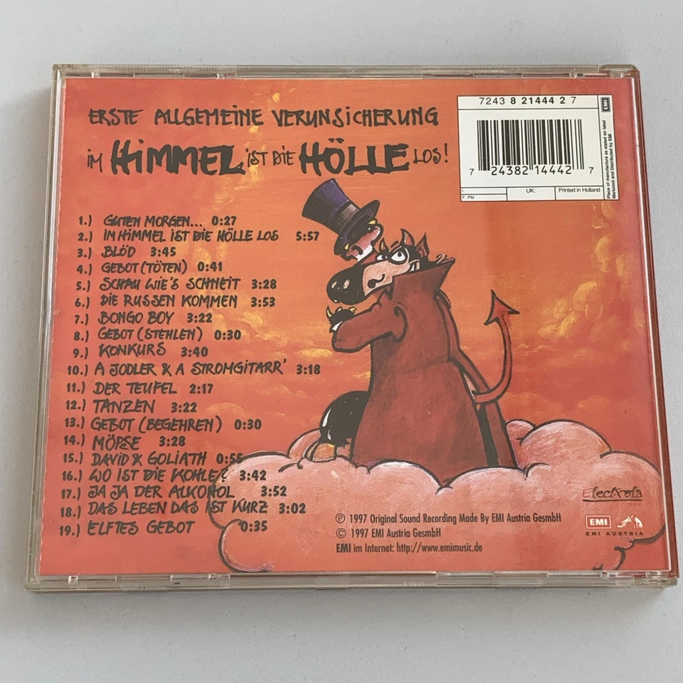 CD EAV - Im Himmel Ist die Hölle Los - 19 Songs, 1997 - Zustand bitte lesen - Bild 2 von 3