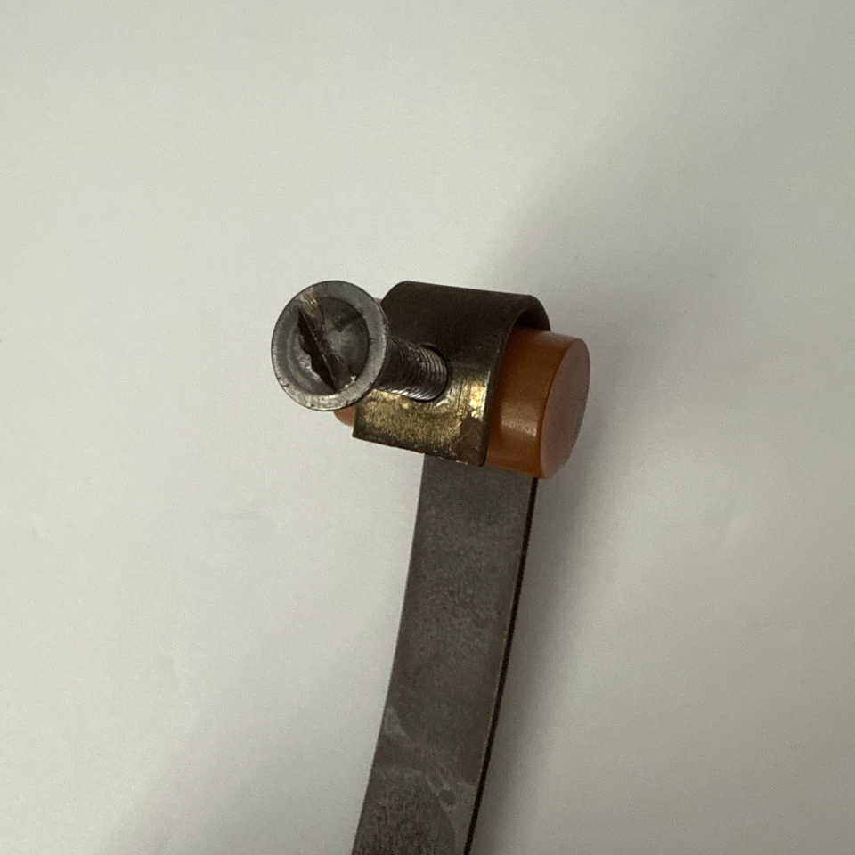 Juego de 6 tiradores de puerta de baquelita vintage decoración naranja caramelo Foto 3 de 4