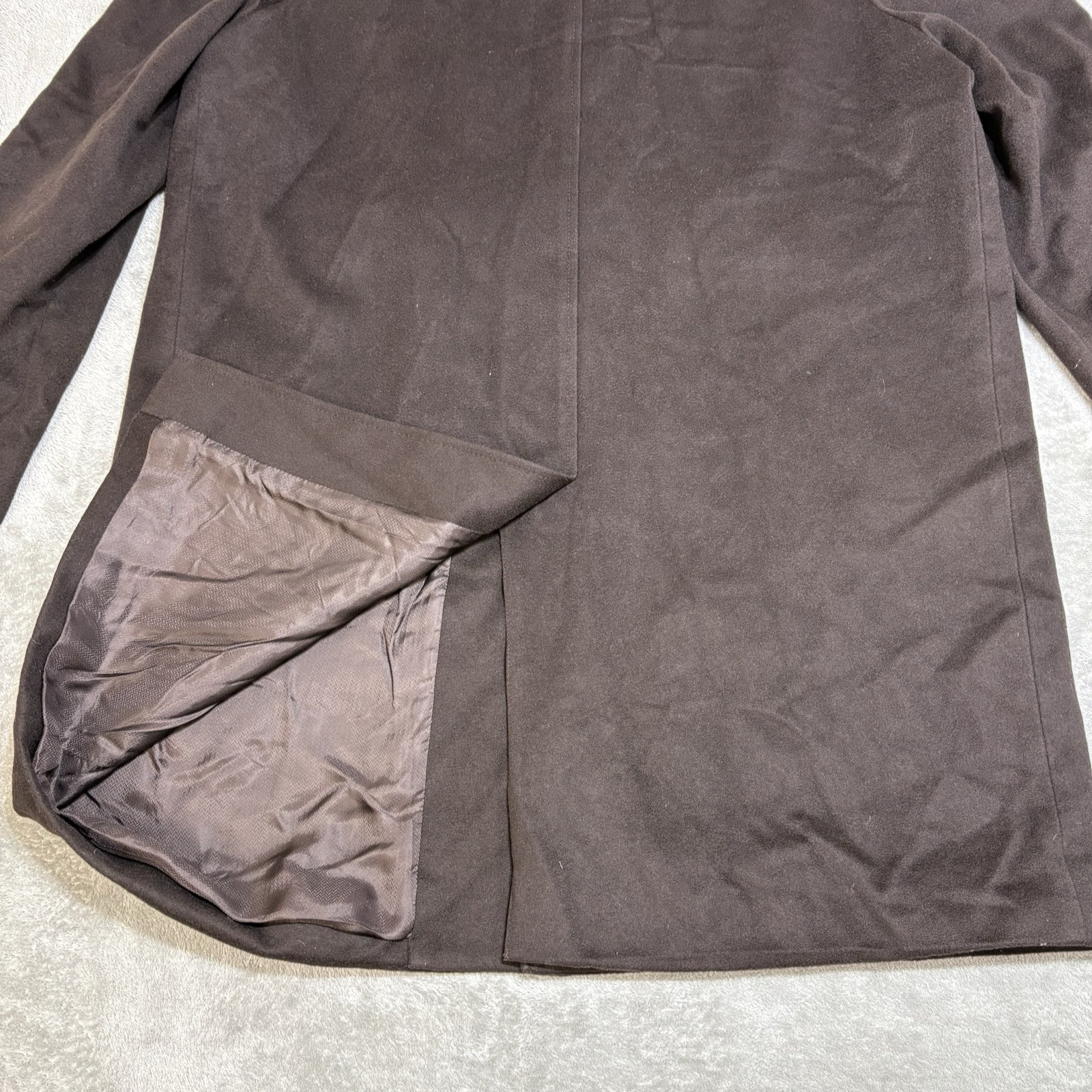 John W Nordstrom Loro Piana Jacket 40R Brown Storm System Wool Top Coat Rain